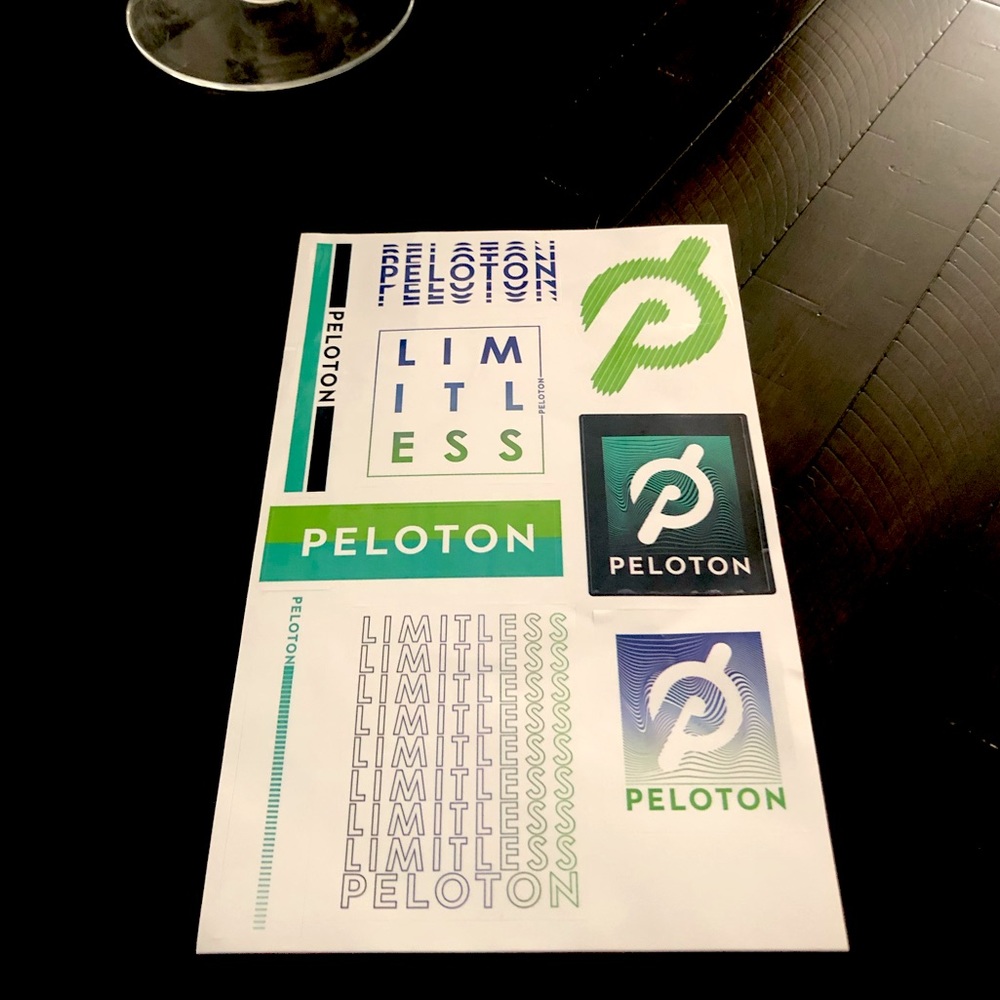 Peloton new spring release sticker sheet